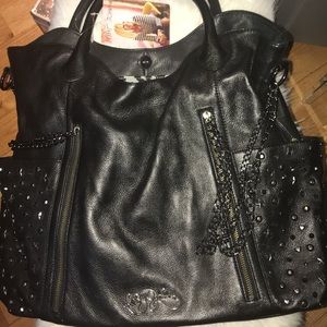 Authentic Betsey Johnson Black Superstar Tote